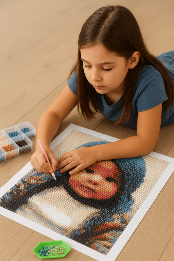 Create your own diamond painting